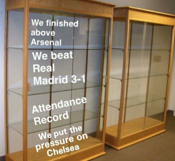 FBAwayEnds's tweet photo. Tottenhams trophy cabinet... https://t.co/7IjUC3L2vO