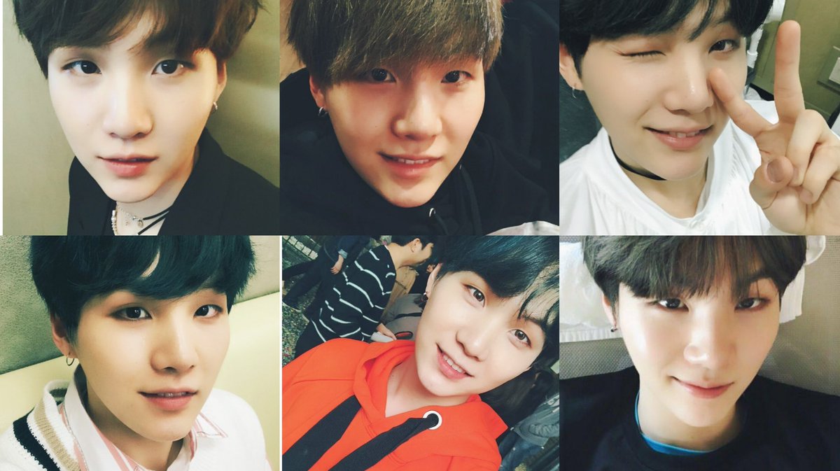 cyphfer's tweet photo. yoongi and his favorite green filter https://t.co/eSiHnAwEPU