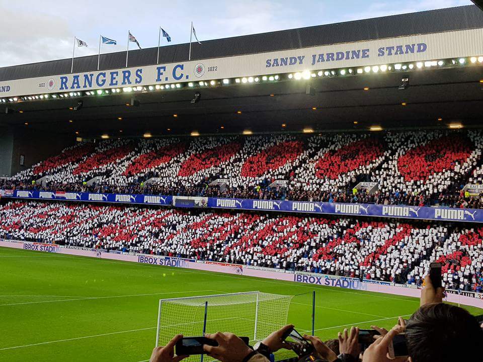 blueheart1872's tweet image. Absolute class by fans of @RangersFC today at Ibrox. Any other clubs do the same? Please DM any pictures. #RangersFamily 
🔴⚪🔵🔴⚪🔵
PLEASE RT