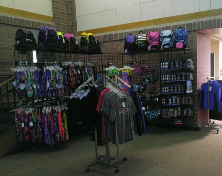 ElsmoreSwimIndy's tweet photo. Are you at the #Noblesville meet this weekend? So are we! And yes those are ornaments! We just got them in, so get them before they're gone! https://t.co/ncqEUADDgt