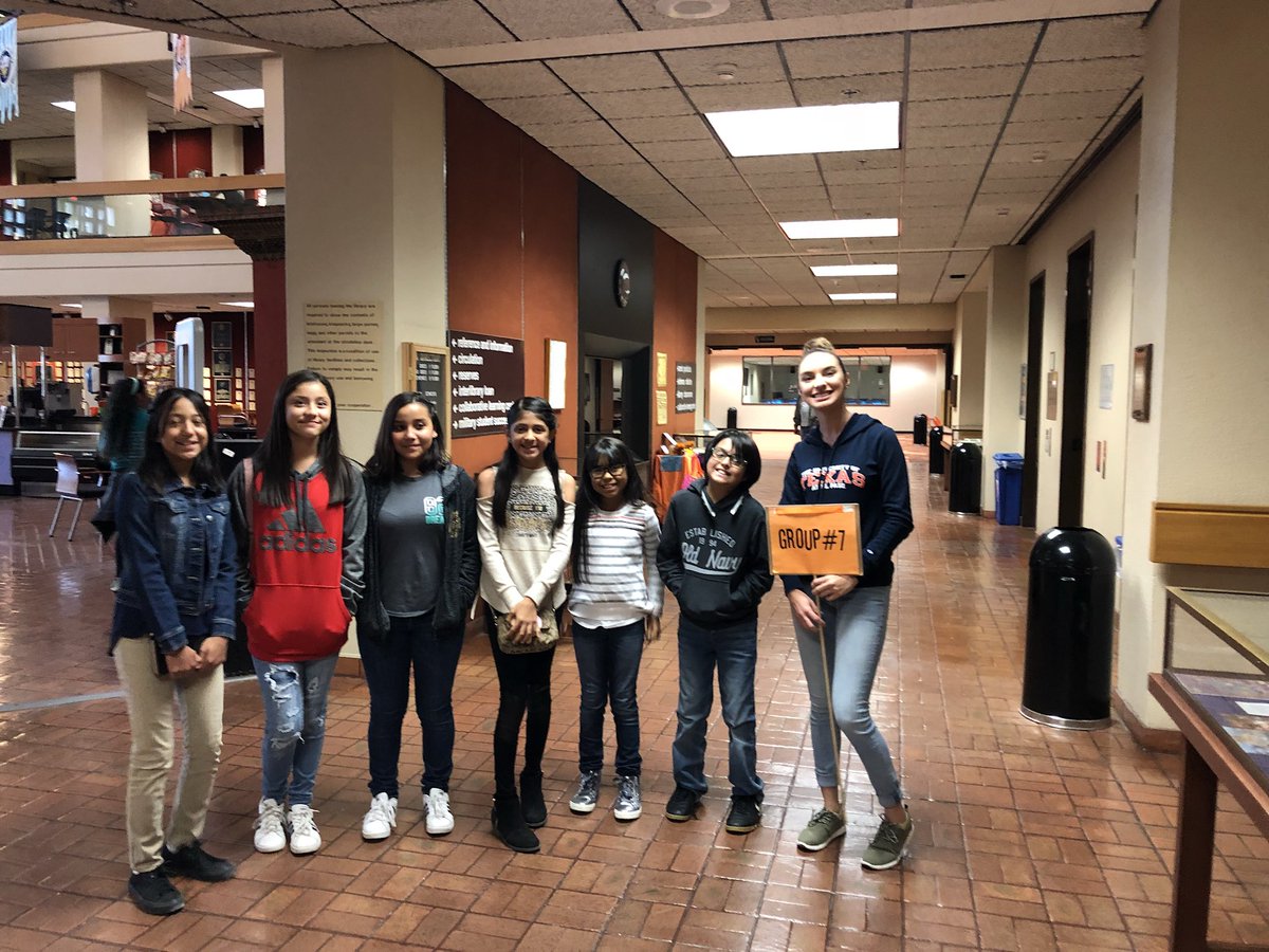 EMMS_avid_liz's tweet photo. Getting a tour at UTEP for Mother-daughter/father-son program!! @jguerra_EMMS @EMMS_MrJohnson #Avid #Miners https://t.co/0syoFDA20L