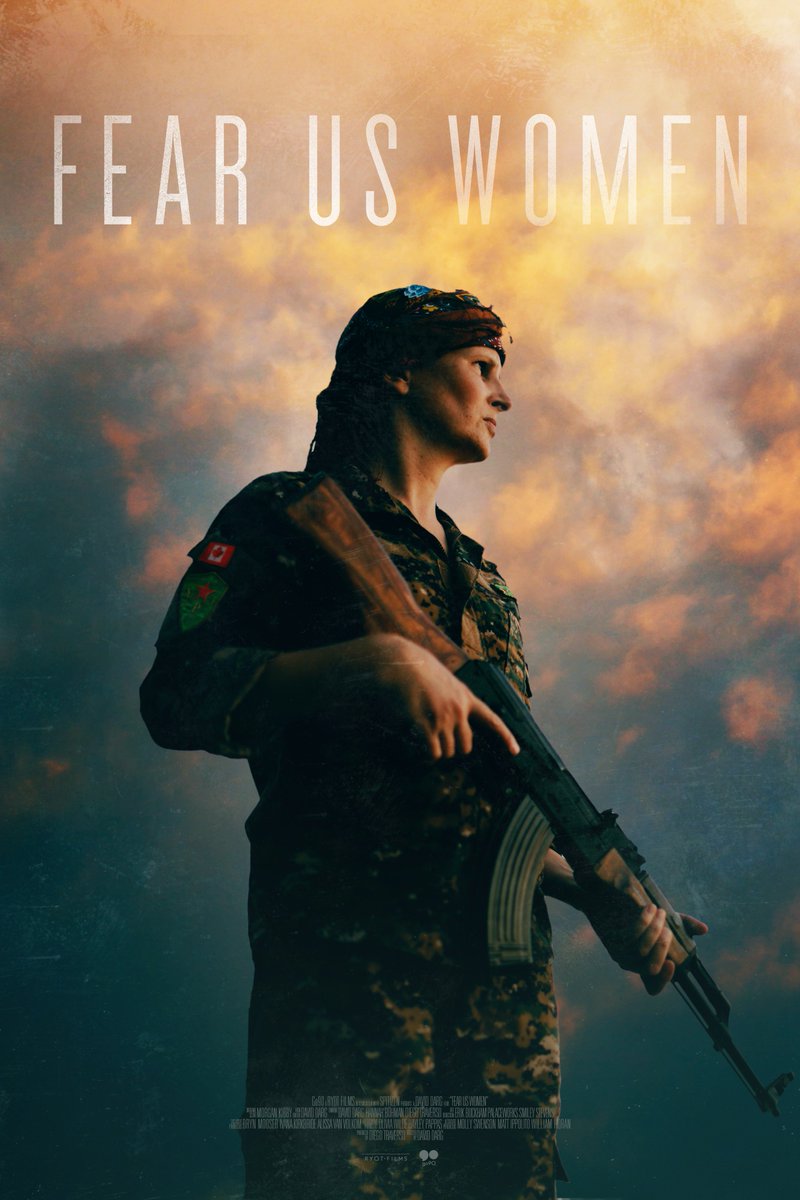 fearuswomen's tweet photo. Witness the story of Hanna Bohman, Canadian civilian turned sniper in the fight against ISIS. November 9 on @go90. #FearUsWomen #RYOTfilms https://t.co/fOhKSrhFkm
