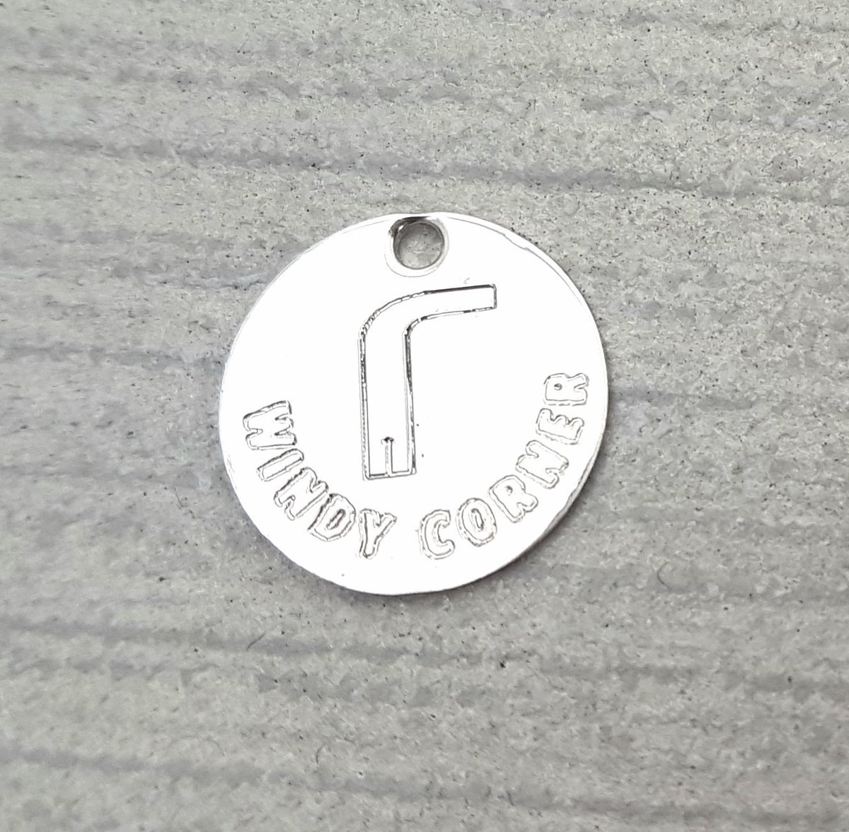 Just a very rough first sample of a possible new range. Charms featuring the #iomtt course corners 🏍