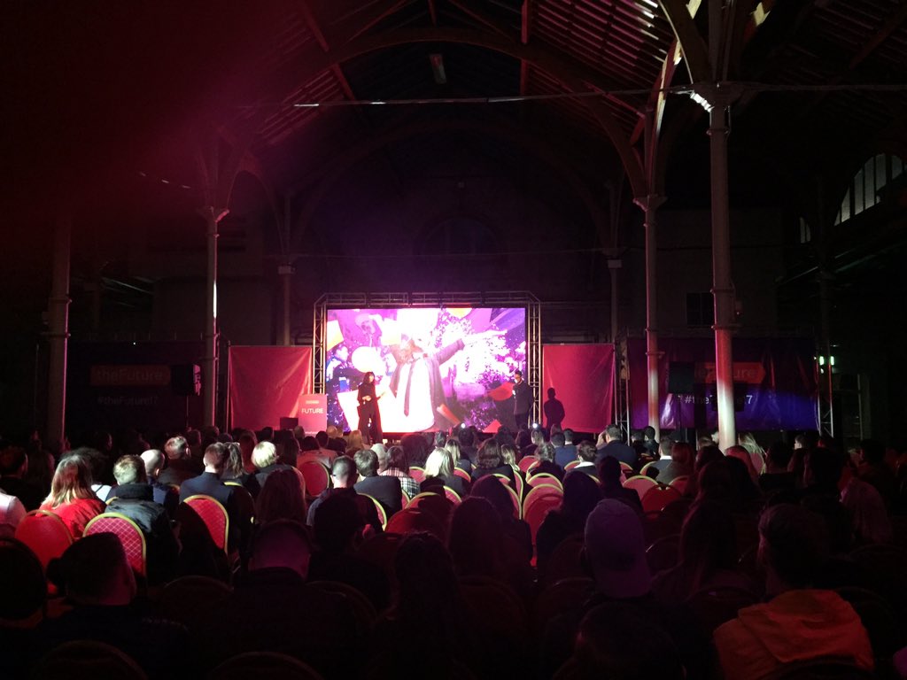 TheFutureEvent's tweet image. It's @_DesignStudio_  on Studio Stage + @ThinkhouseIE on our Future Stage #thefuture17