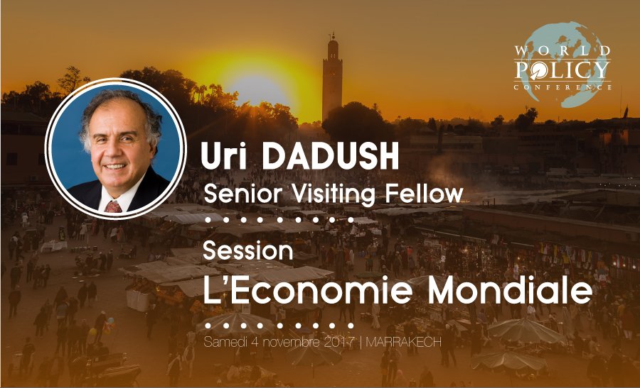 PolicyCenterNS's tweet photo. Notre Senior Fellow Uri Dadush a intervenu sur l'#EconomieMondiale - 9è édition @WorldPolicyConf https://t.co/zR0o4OHpmb #WPC2017 https://t.co/cdtNRbGAfu