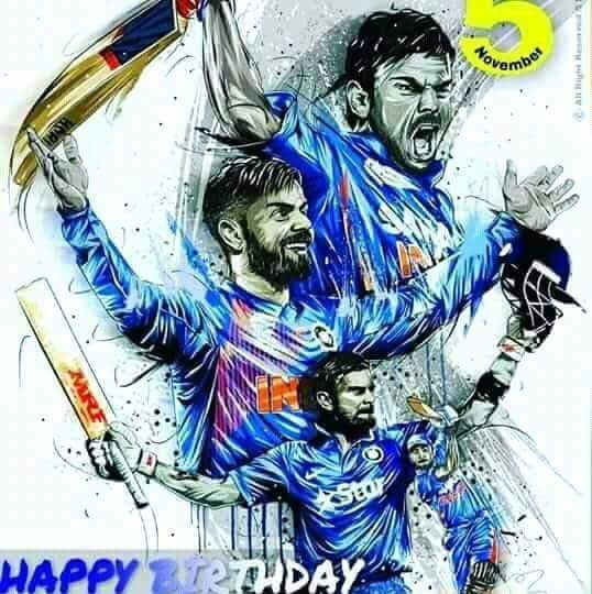 Happy birthday virat kohli     