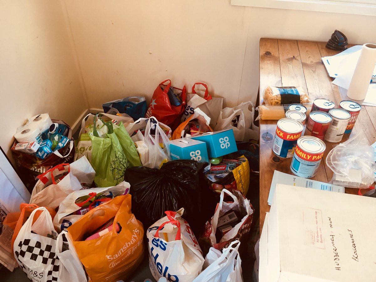 First HTSA/<a href="/CowshedLoyal/">Cowshed Loyal</a> Fans For Foodbank collection was a success! Thanks to all the generous Town fans who donated!