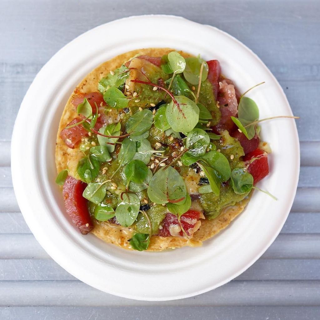 Saturdays were made for tostadas. #guerrillatacos #ladontplay bit.ly/2zdgtul