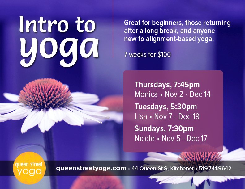 Get $30 off our Sunday night Intro to Yoga - STARTS TOMORROW! -  with promo code INTRO30. #DTKyoga #yogaforeverybody ow.ly/kXIj30ggDPk