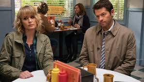 Wishing Samantha Smith (here with Misha Collins in \"Supernatural\") a very Happy Birthday 