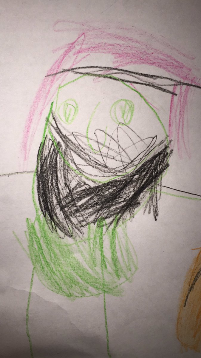 I'm not sure I've been looking in the right mirror, apparently this is me. Pink hair &amp; a beard, I wish I had a strong look like that 🙈😂