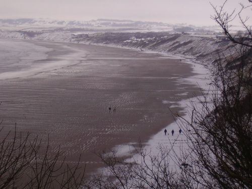 _Filey's tweet image. Stephen Eblet's Filey Bay in winter.