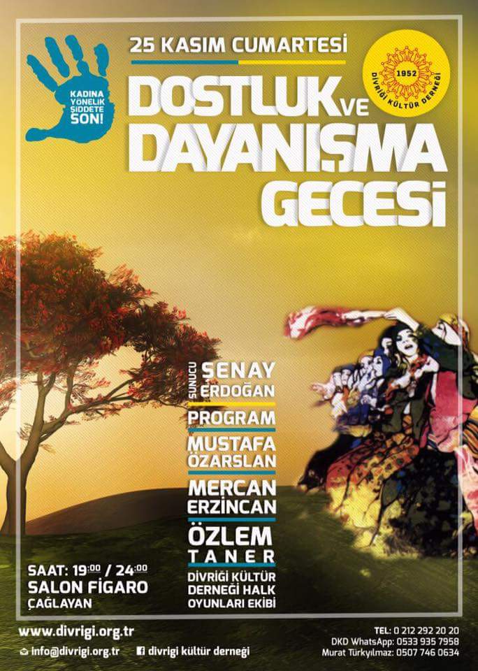 DVRKLTR's tweet photo. Dostluk ve Dayanışma gecesinde buluşalım..
Biletleri derneğimizden temin edebilirsiniz.. https://t.co/TkVeqdfi7Q