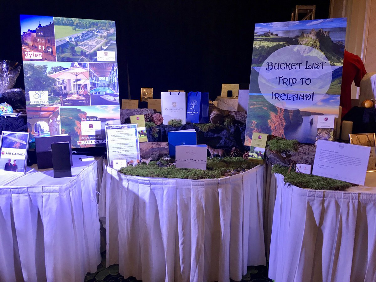 Couldn’t fit all donors in! Plus <a href="/irishluxury/">Private LuxuryTravel</a> Sponsor @myprovidenceca #SilverBall2017  @Aghadoe_Heights <a href="/cullodenestate/">Culloden Estate &Spa</a> @CromCastleRental