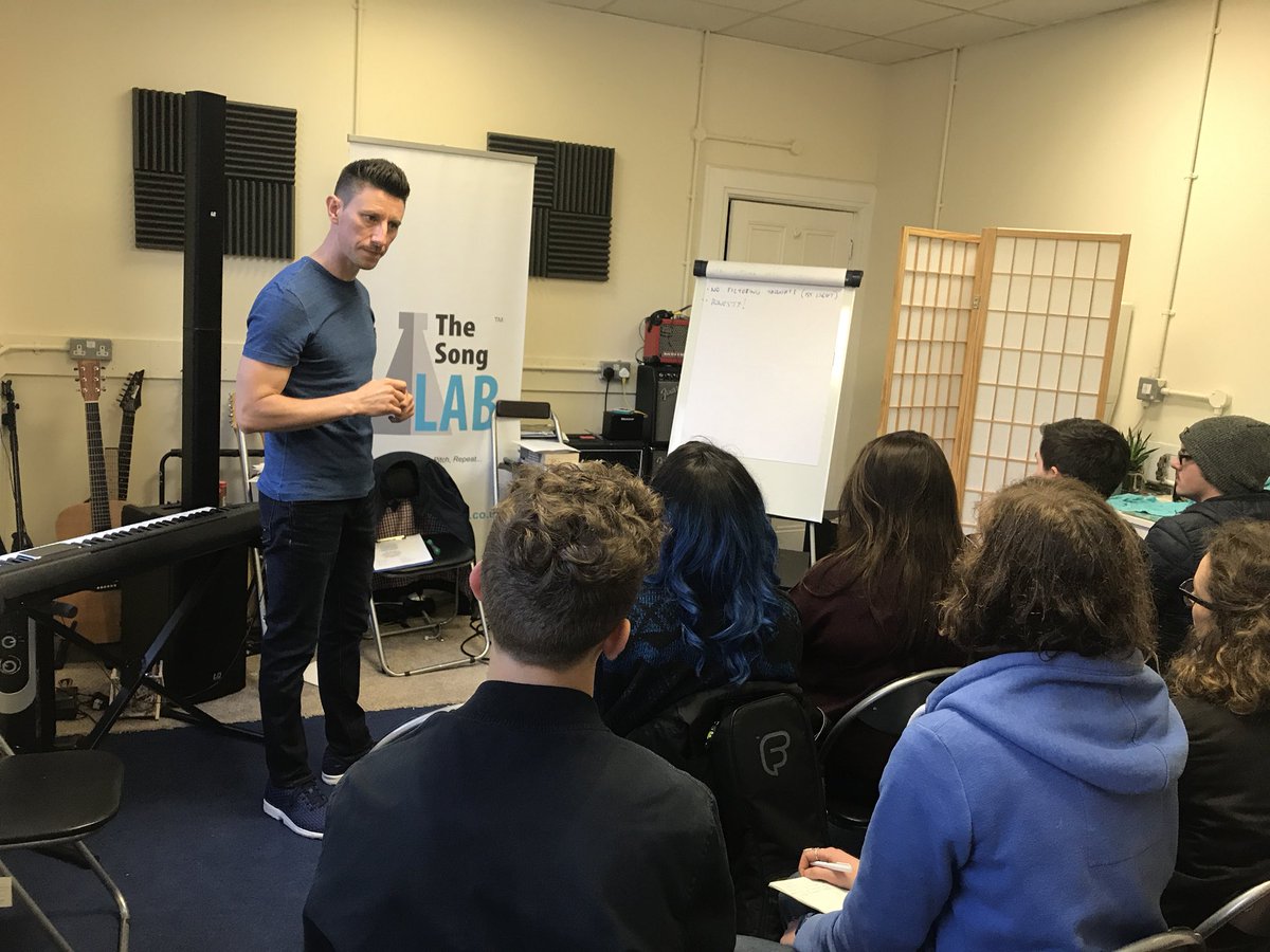 TheSongLab (@songlabofficial) on Twitter photo Song themes, lyrics, writing techniques by the word wizard Jimmy Davies at Positive Labels Birmingham <a href="/youthmusic/">Youth Music</a> <a href="/makesomenoisewm/">Make Some Noise</a> Song themes, lyrics, writing techniques by the word wizard Jimmy Davies at Positive Labels Birmingham <a href="/youthmusic/">Youth Music</a> <a href="/makesomenoisewm/">Make Some Noise</a>