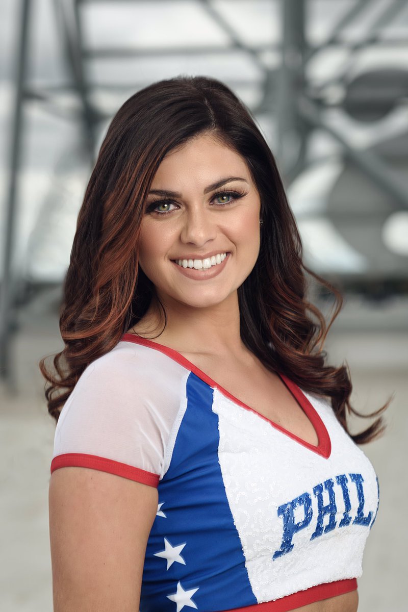 Wishing the happiest Birthday to #rookie Gia!! #hbd #SixersDancers