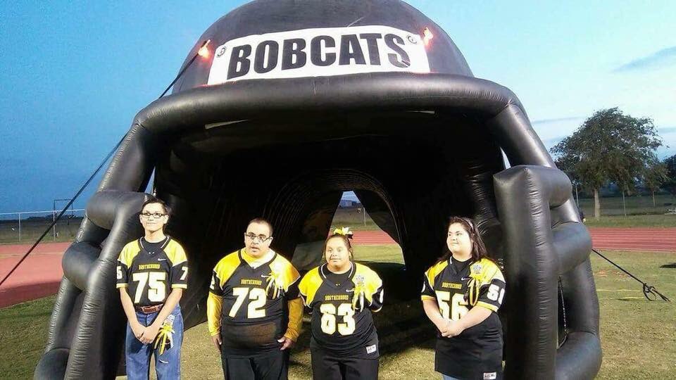 RHBobcatOline's tweet photo. The Champs our here!  They bleed black and gold. #Heartsof Champions https://t.co/9Fq3v6F1Js