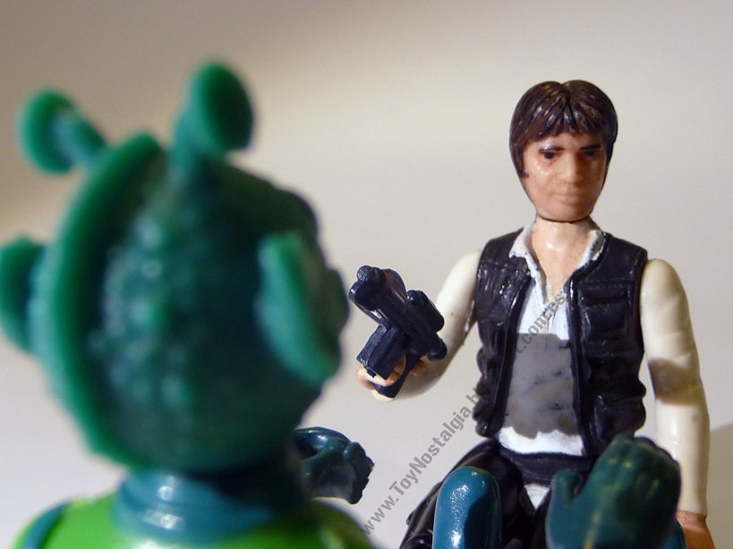 Toynostalgia's tweet photo. "Only i shot !!!" #hansolo #greedo #starwars #kenner #toyphotography #Thelastjedi #actionfigure #ishotfirst @Toy_Polloi ;) https://t.co/l70kcqfCXg