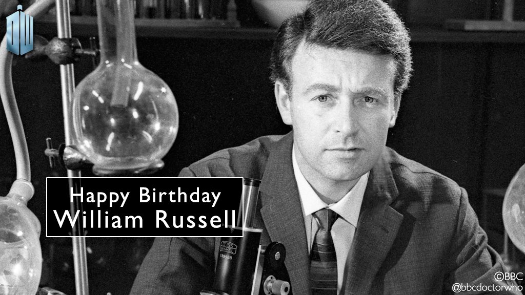 bbcdoctorwho's tweet photo. Many happy returns to William Russell, who played one of the very first companions to travel in the TARDIS, Ian Chesterton!
🎂
#DoctorWho https://t.co/wVrlxaNASq