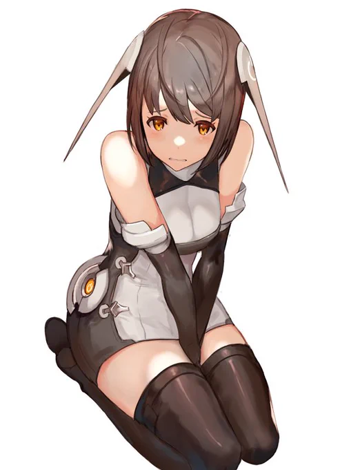 寒がるアンドロイドちゃん 