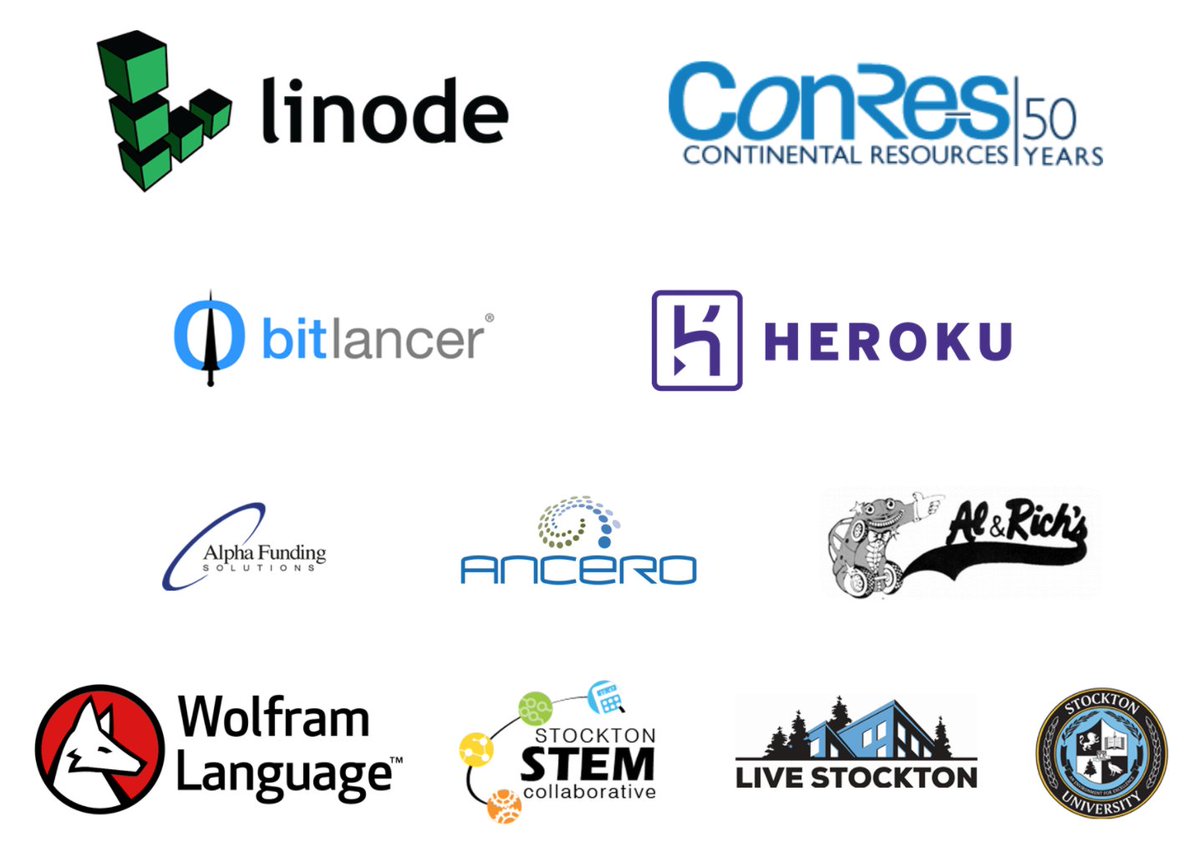 stockhackNJ's tweet photo. We cannot thank our Sponsors and donors enough for making #Stockhack ll possible. The hackers love the swag and appreciated the API talks. https://t.co/skgAbS09MD