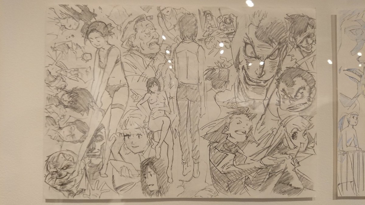今日は中野まで芳垣祐介原画展を見に行きました。

最高でしたね。 