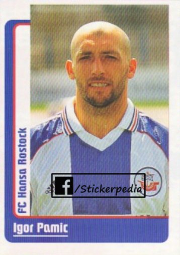 Stickerpedia1's tweet image. Igor #Pamić
#Hansa 1998/99
#Panini #Fussball #Stickers