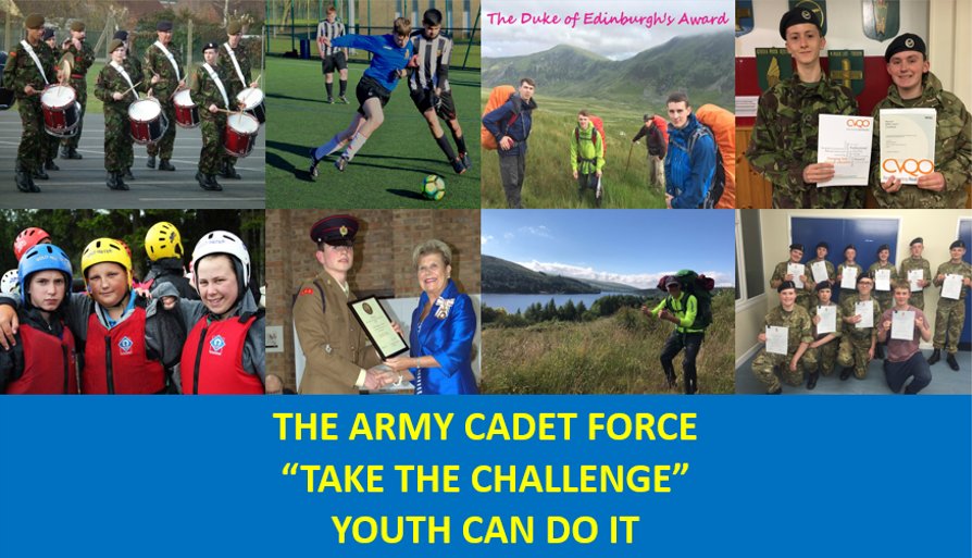 12-18 years old? Start creating your future CV, consider joining your local Army Cadet Force, gain industry recognised qualifications &amp; LifeSKILLS #BeInspired learn new skills, meet new friends, gain life experiences outside the classroom, go on adventurous trips &amp; much more #fun