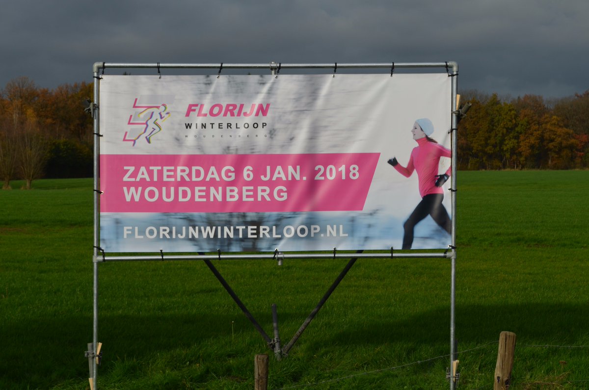 De eerste outdoor aankondiging voor de 31e Florijnwinterloop is geplaatst! Bij de rotonde bij de Texaco in Scherpenzeel is deze te vinden in onze nieuwe huisstijl. Loop jij ook mee op 6 januari? 

Inschrijven kan via florijnwinterloop.nl
