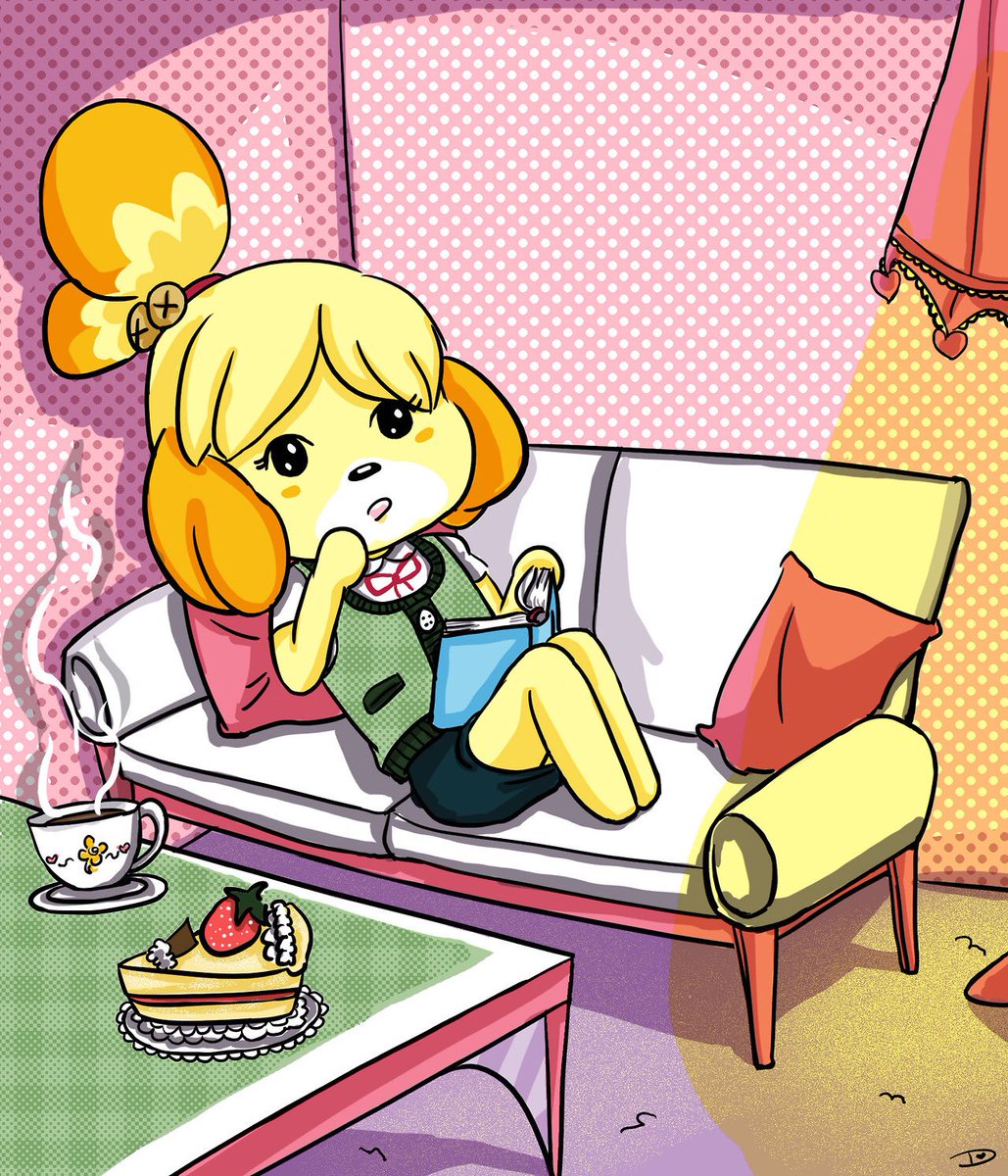 Guess who finally got paid to draw something #AnimalCrossing related #Isabelle on break <a href="/NintendoAmerica/">Nintendo of America</a>