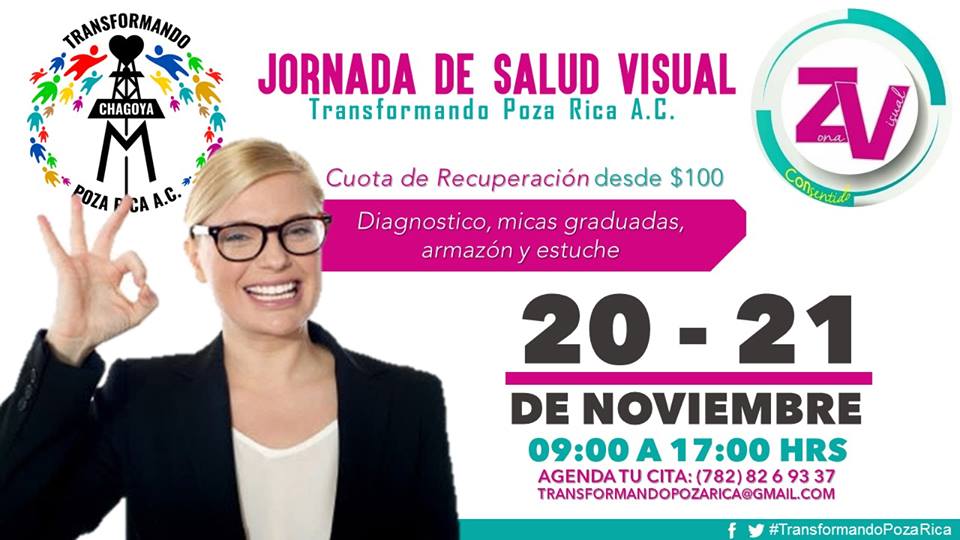 PRTransformando's tweet photo. 20 y 21 de noviembre 11° #JornadaDeSaludVisual🤓, ¡agenda tu cita al (782) 82 6 93 37 o por este medio! https://t.co/FVHVTs5TUD