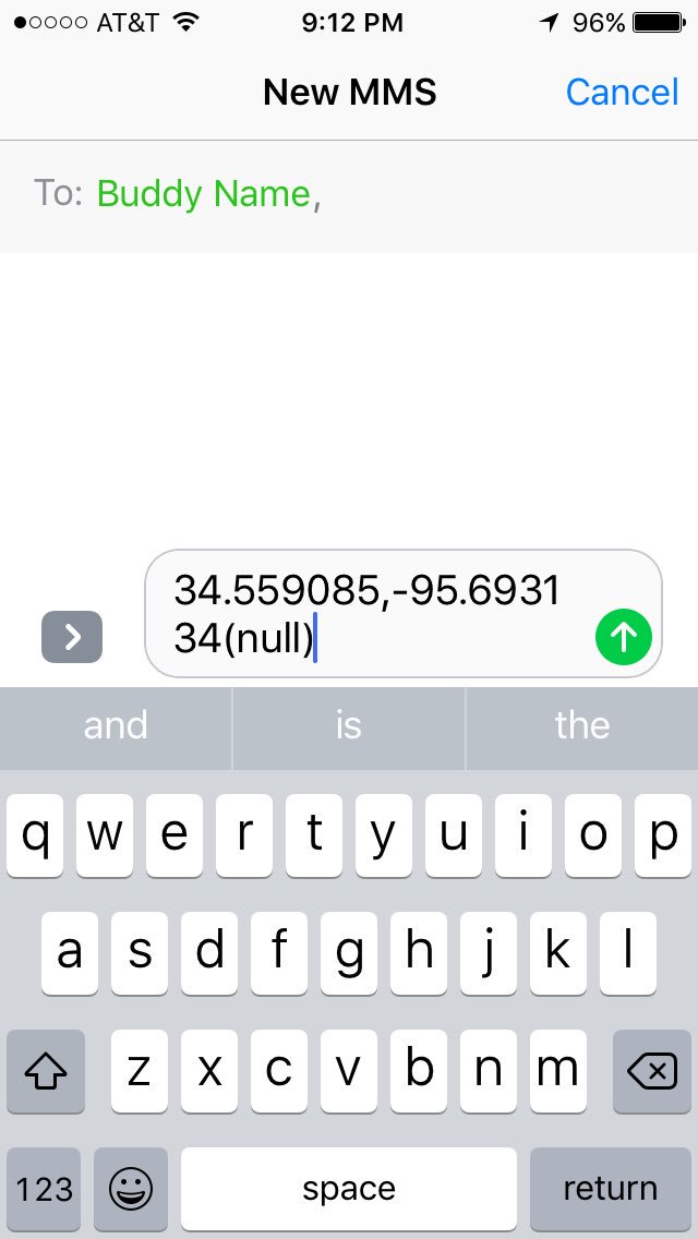 fedak17's tweet photo. GPSviaSMS 
Now free iOS GPS app very accurate #gps #iosapp https://t.co/Eq7wBKDI9W