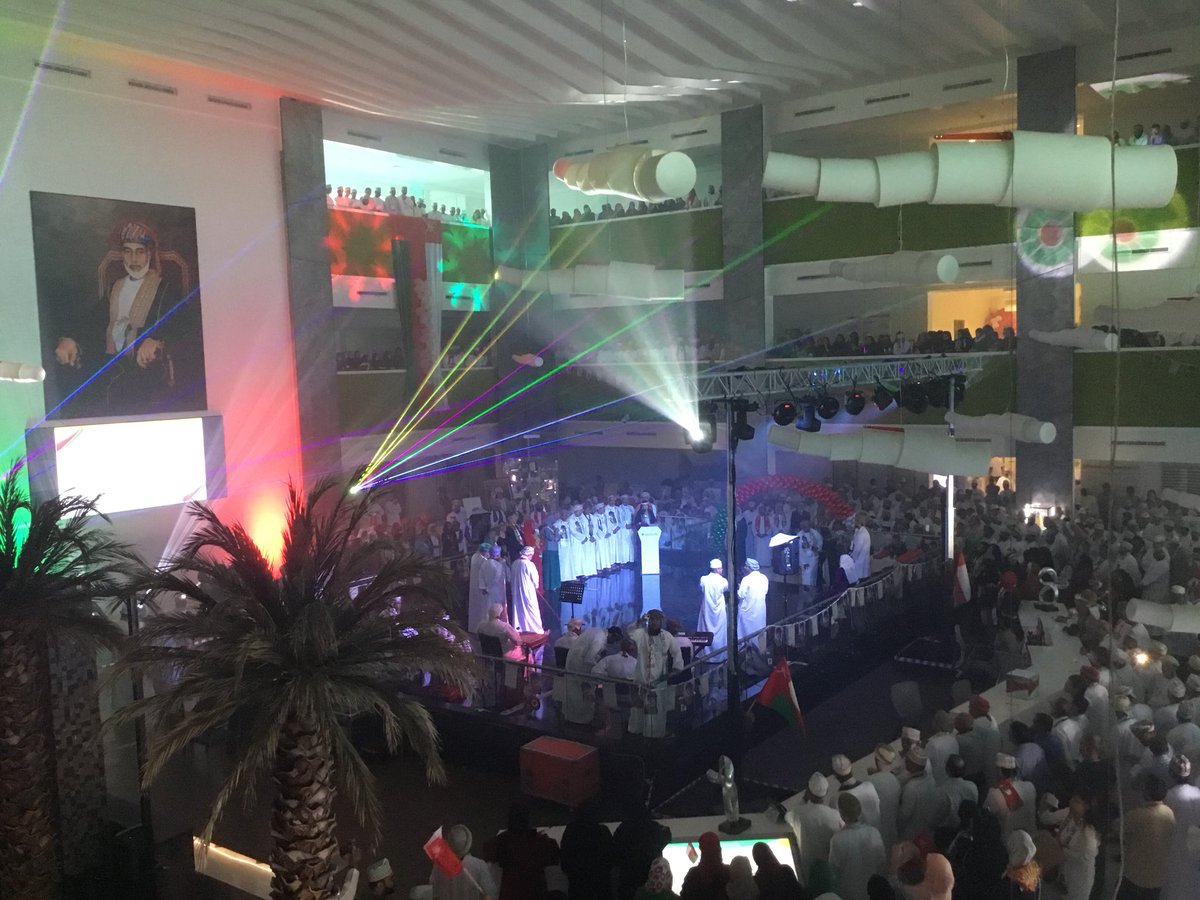 PDO_OM's tweet photo. #يحدث__الاَن: #تنمية_نفط_عمان تحتفل بالعيد الوطني السابع والأربعون المجيد.
•
#HappeningNow:
 Celebrations by #PDO on the occasion of the 47th National Day. https://t.co/wnB7EIvisz