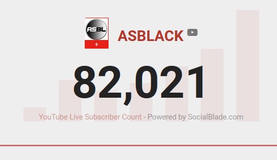 Justo en este momento y estando en directo acabamos de llegar a los 82.000 suscriptores. Muchas gracias a todos de nuevo.