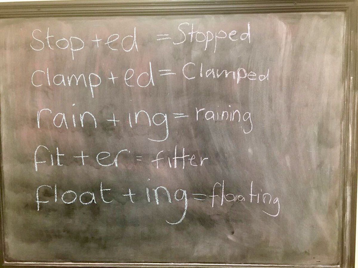 Children using the 1+1+1 doubling suffix rule <a href="/JPS_ACE/">JPS Achievement</a> to support #dyslexia and literacy difficulties for #jpssuccess