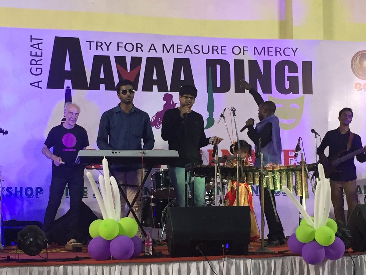 barker_mei's tweet photo. Thanks to children, artists & partners for fab performance at #AavaaDingi inclusive music&dance festival @Paragon_Music1 @weexodus #Chennai #UKindia2017 @inBritish https://t.co/tELL8gDQu3