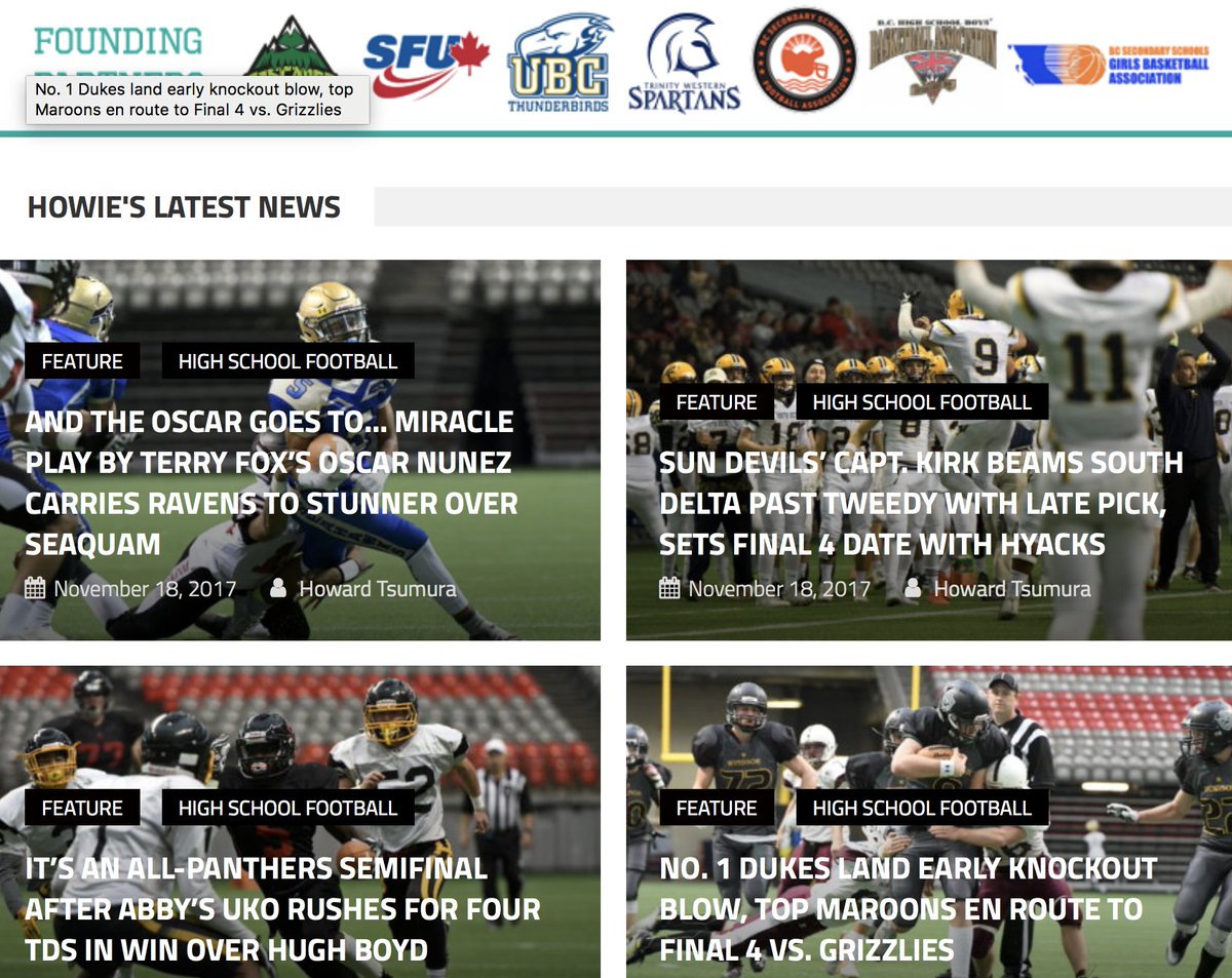 SUBWAY BOWL QUARTERFINALS 2017: VarsityLetters.ca has it covered like a blanket! varsityletters.ca @bchsfb <a href="/stmcfootball/">STM Knights Football</a> <a href="/NDJugglers/">Notre Dame Regional Secondary</a> <a href="/HyackFootball/">NWSS Hyack Football</a> <a href="/SDSSSundevils/">@SDSSSundevils</a> <a href="/SeaquamSeahawks/">Seaquam Athletics</a> <a href="/TFSRavens/">Terry Fox Ravens</a>