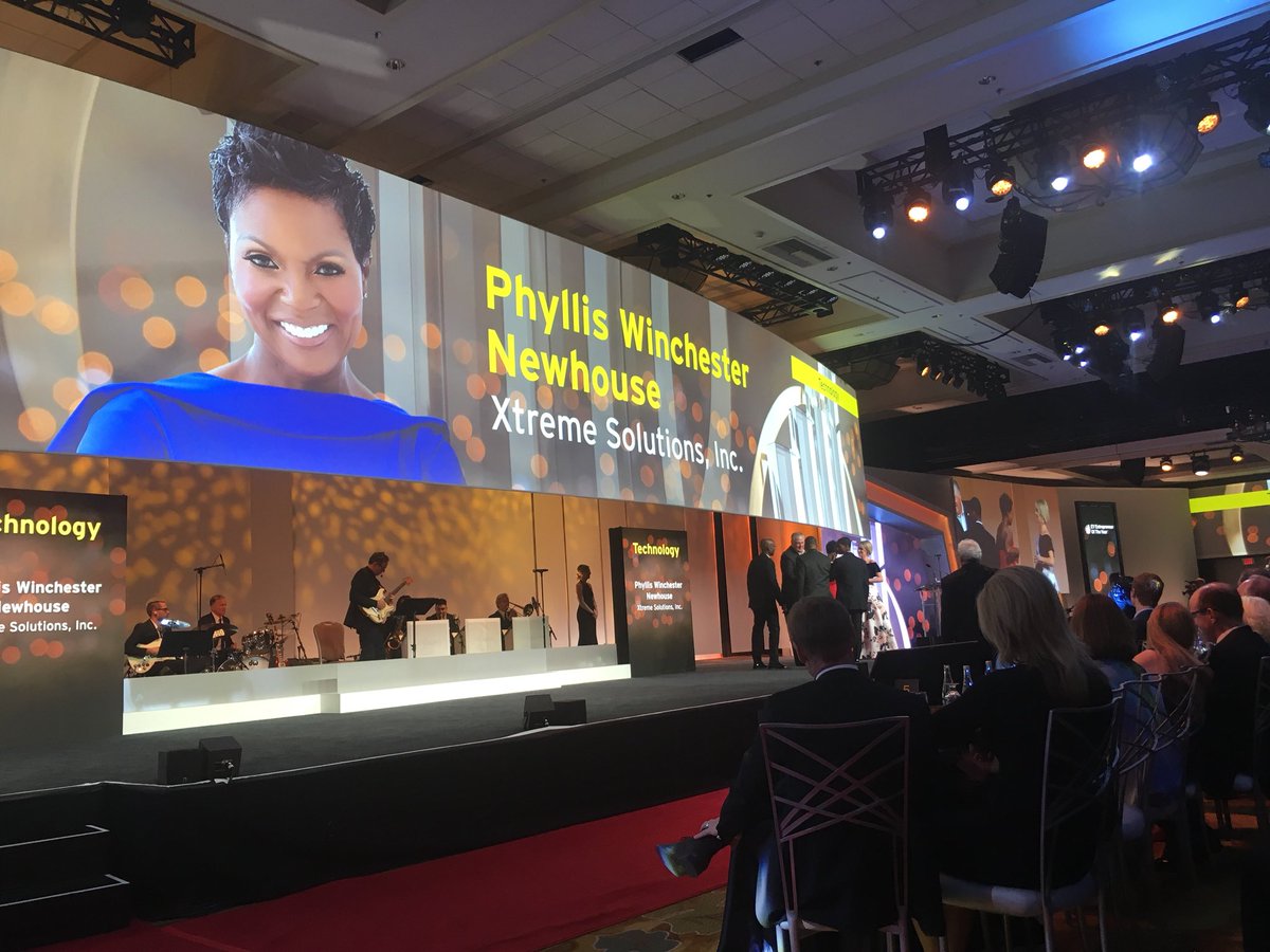 LaughingKatie's tweet photo. #xtremesolutions wins the technology category @EY_EOYUS congratulations! @PhyllisNewhouse we’ve got one amazing woman right there!!! https://t.co/Qd8ksKnYh5