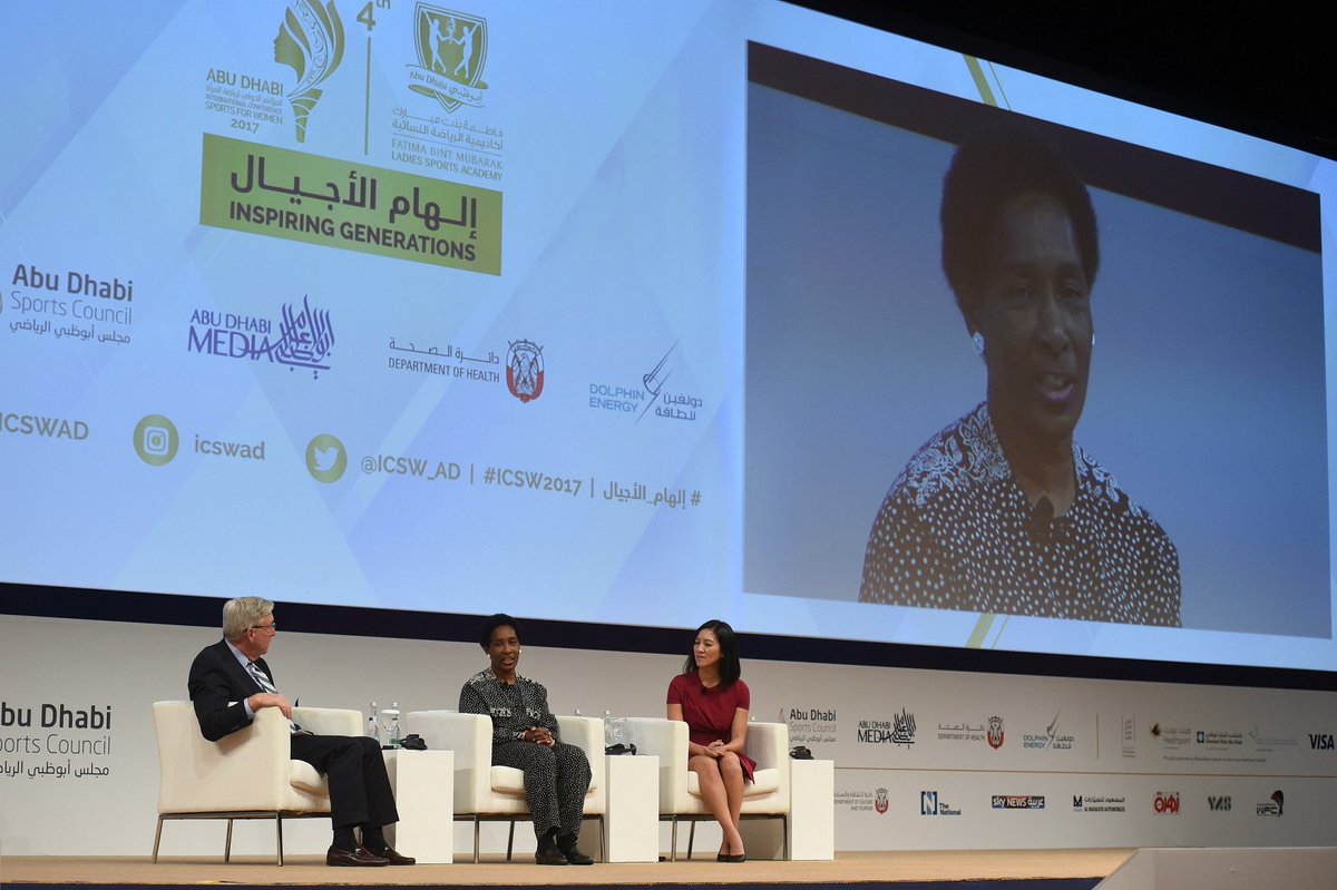 Sport360's tweet image. Watch 📹 as our reporter @Hiba_Khant recaps the action from the fourth @ICSW_AD conference in Abu Dhabi @AbuDhabiSC #ISCW2017

sport360.com/video/athletic…