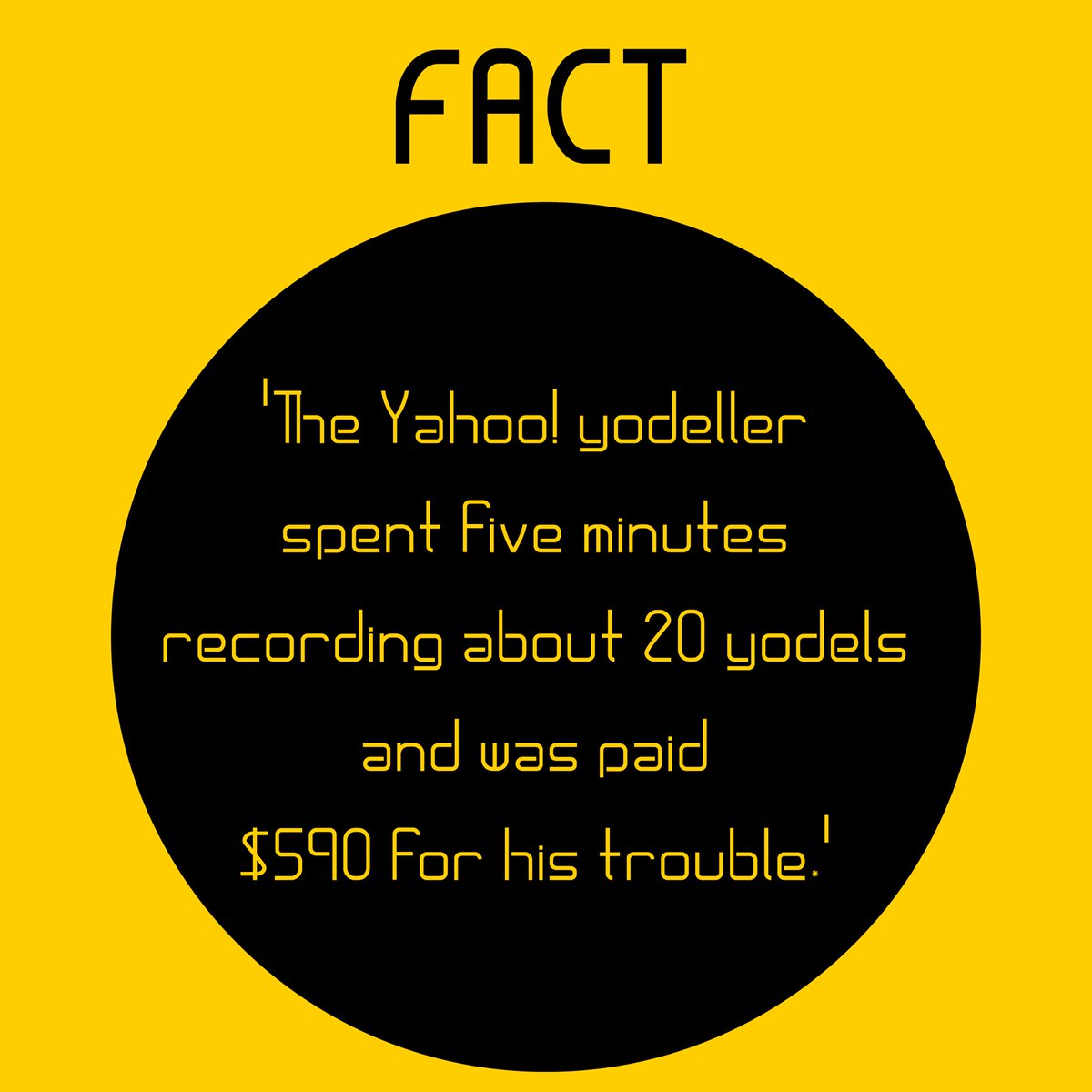 When a signature tune took all of 5 minutes to make!
#Sound #Music <a href="/Yahoo/">Yahoo</a>