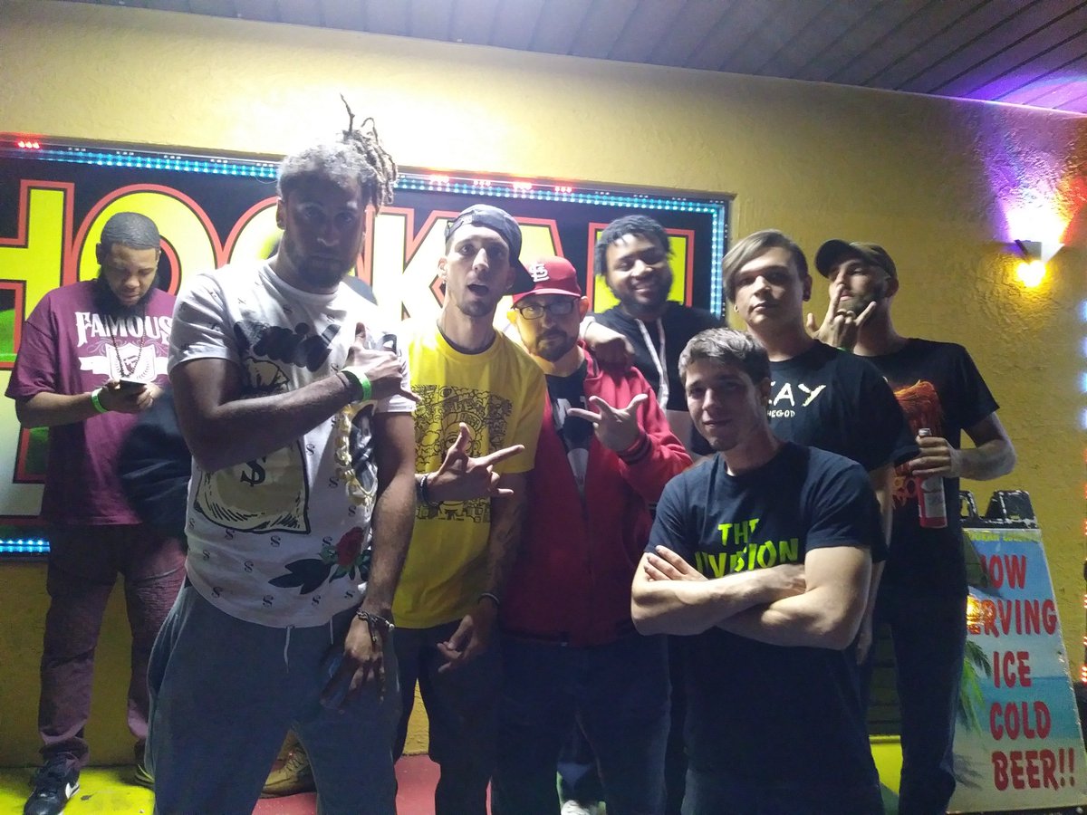 MoshJelton's tweet photo. "Proceed With Caution"! @JohnnyBcomedy KILLED the hosting, battles were 🔥, footage coming soon, #RapRecap THIS THURSDAY, 10PM-12 @JohnnyBshow , next event in NPR is December 30th! #MJKG #moshjelton #mjkgviral https://t.co/BiOrulvBK8