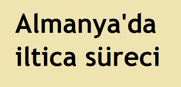 Almanya iltica süreci