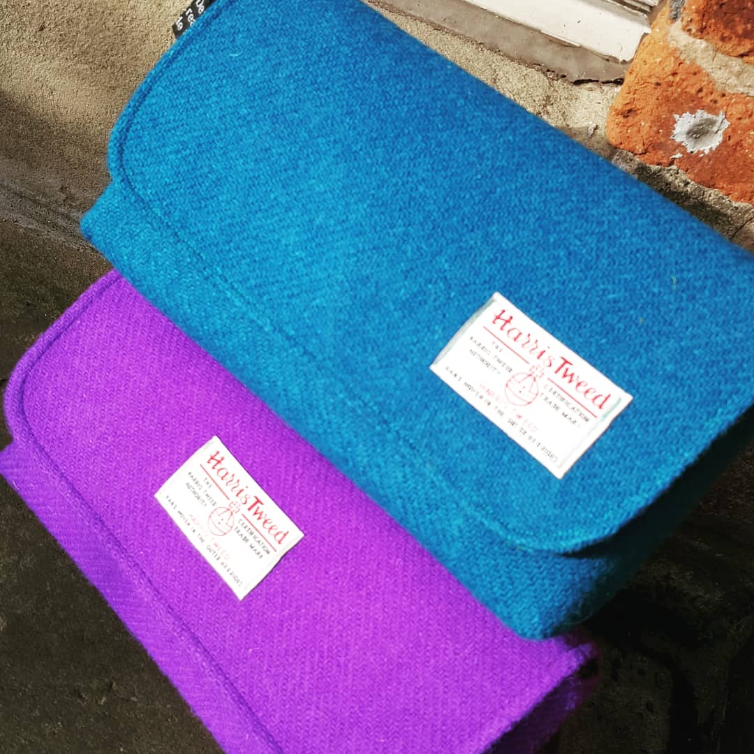 Ruby_Shoesday's tweet image. Stunning #harristweed used to make these #clutchbags. #handmade in #Yorkshire available from @Createdinyorks in the @ridingscentre #wakefield #ChristmasIsComing