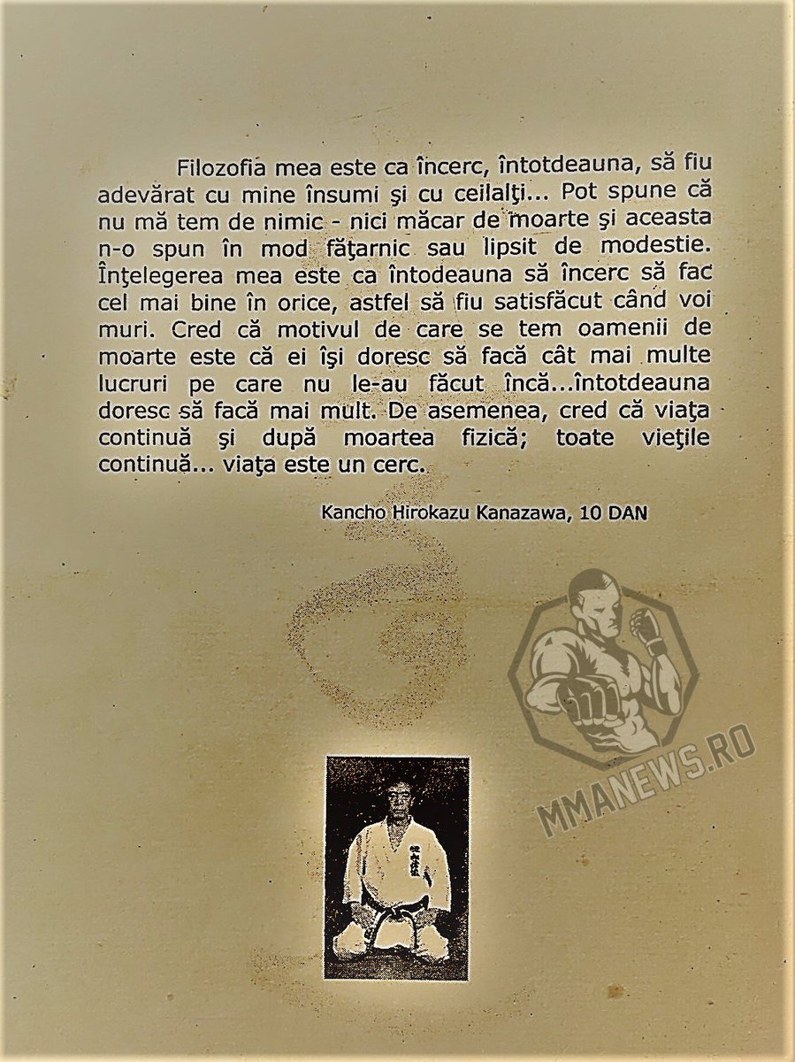 Viața e un cerc, dar să nu te-nvârți în cercuri! #karate #karateka #mma #mmanews #mmaromania #lupte #artemartiale MMAnews.ro