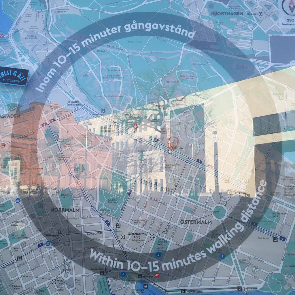 Bra visualisering av promenadstaden!