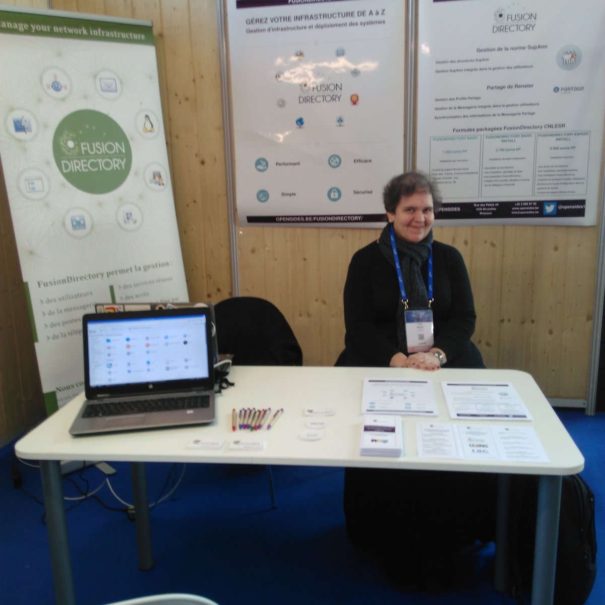 PallinPoppy's tweet image. Dernier jour des #JRES2017 L&apos;équipe @OpenSides1 est là pour vos dernières visites! #fusiondirectory #infrastructure