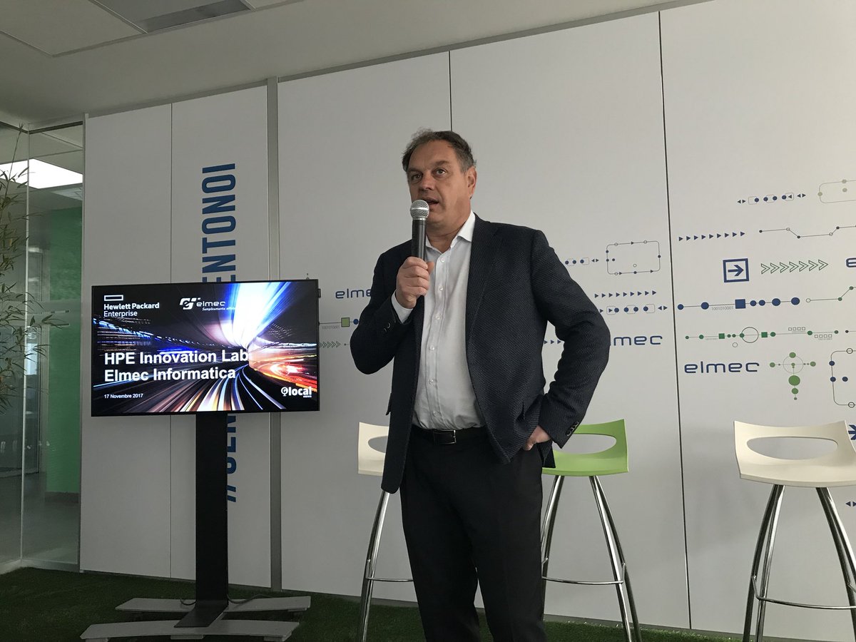 mammanodavid's tweet image. Eccoci a @ElmecTwitt per l’evento #GlocalOFF. Oggi si inaugura il primo HPE Innovation Lab di Varese e si parla di cloud, Industry 4.0 per le PMI e dati