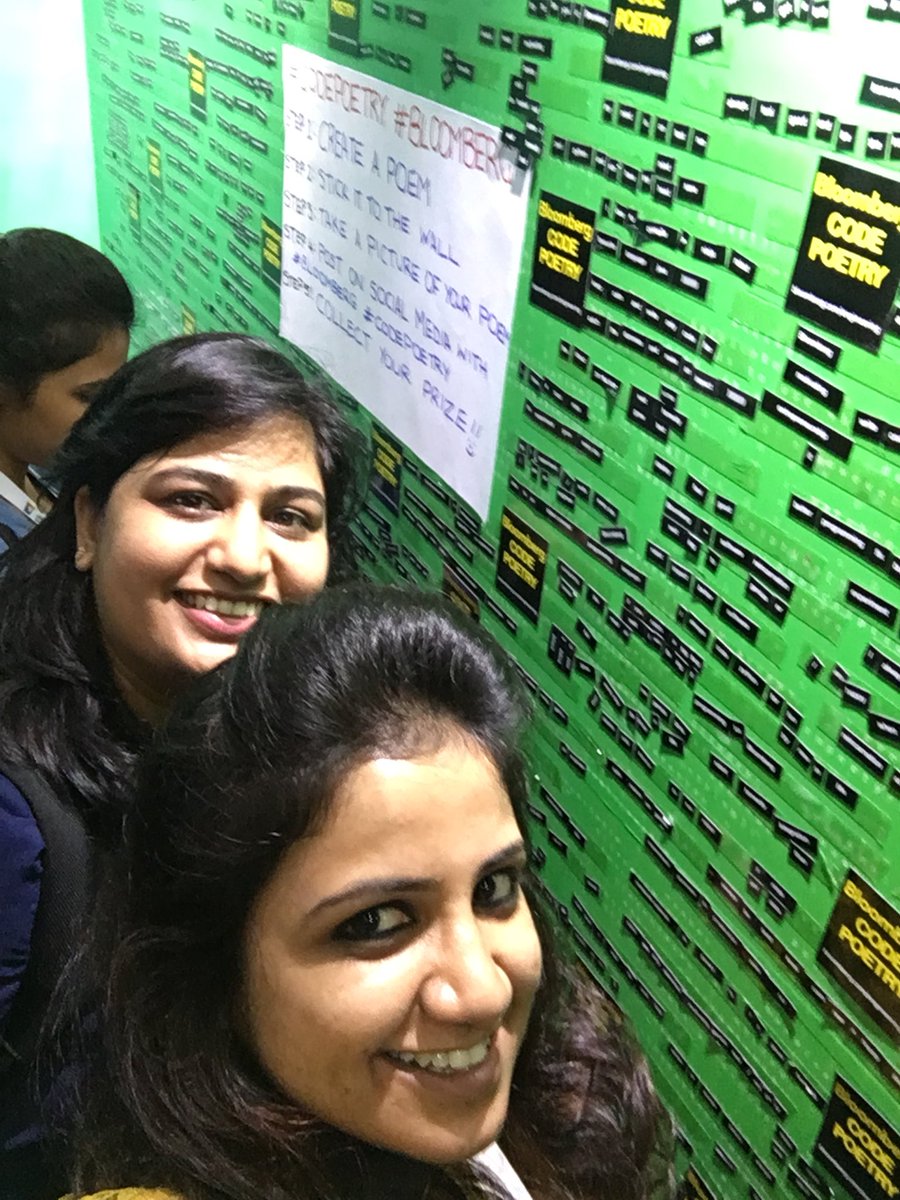 su_bee's tweet photo. #codepoetry #bloomberg #GHCI17 #mastercard @mastercardindia https://t.co/o2pZuhigVB