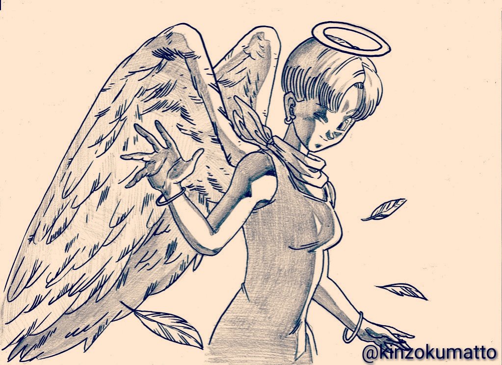 kinzokuparlo's tweet photo. We Were Angels #RIPHiromiTsuru   #Dragonball #ドラゴンボール #Bulma #ブルマ https://t.co/co0Pv6P2CV
