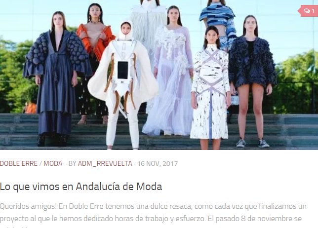 DesignHeloise's tweet photo. Desde @DesignHeloise queremos agradecer a @RakelRevuelta la mención a nuestra firma de moda para invitadas en su crónica sobre la XV edición de @AM_modadelSur organizada por @doble_erreSE! 👏👏
➡️https://t.co/5YxCy9XgpK
#Moda #HeloiseDesig #ModaAndalucía #InvitadaPerfecta https://t.co/l0ABH1UbuP